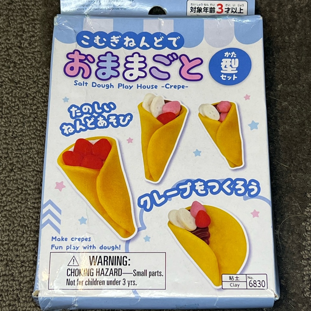 Salt Dough / Clay Play House Set Dessert Crepe Theme Kawaii Japan Food Craft